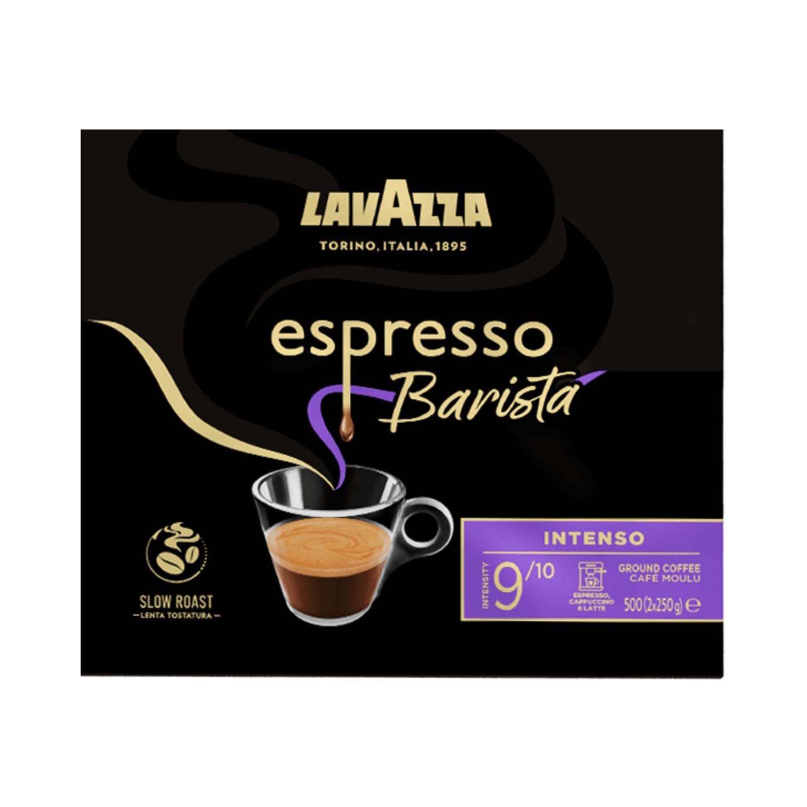 Lavazza Espresso Barista Intenso Ground Coffee - 500g (2x250g) Pack