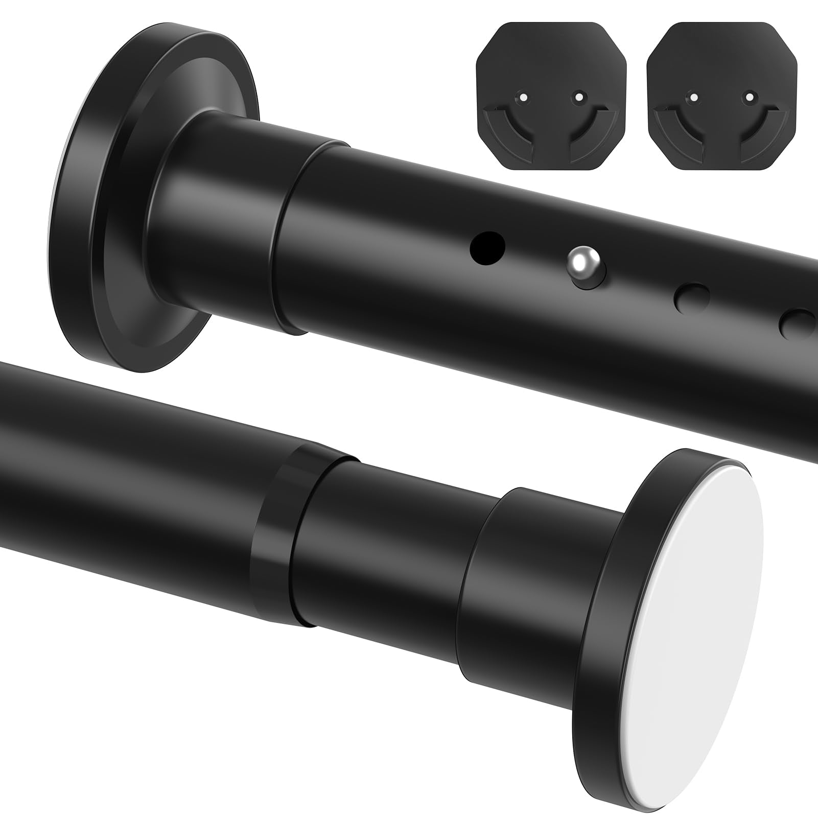 WELDUN Heavy-Duty Tension Rod | 98-150cm Extendable Shower Curtain Pole