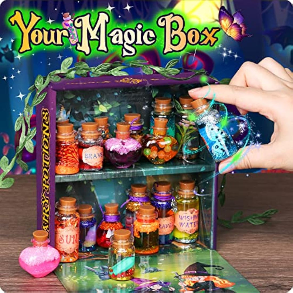 Jolof Store DIY Fairy Potions Craft Kit - 20 Magical Wizard Bottles