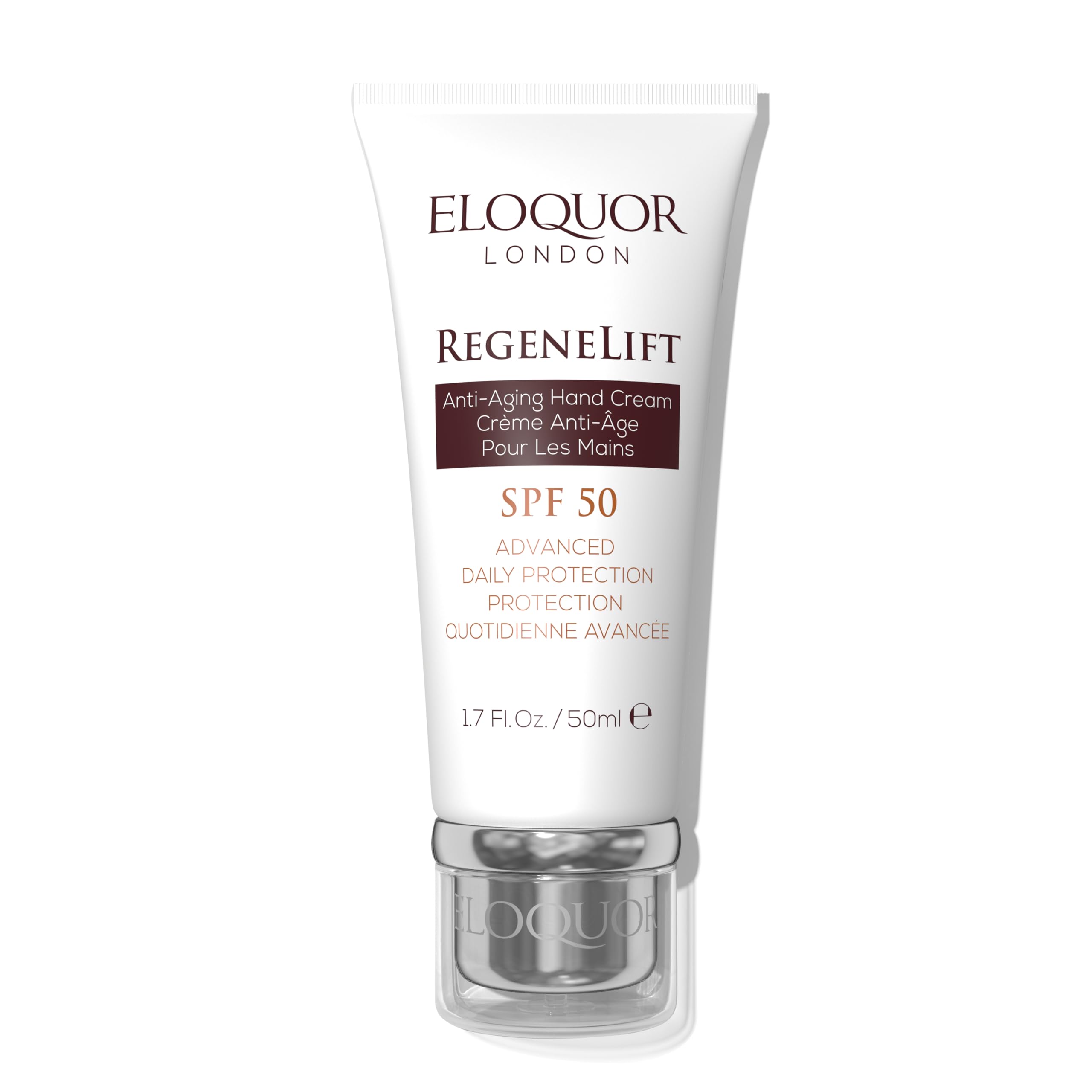 Eloquor London RegeneLift Anti-Aging Hand Cream SPF 50 with Bakuchiol