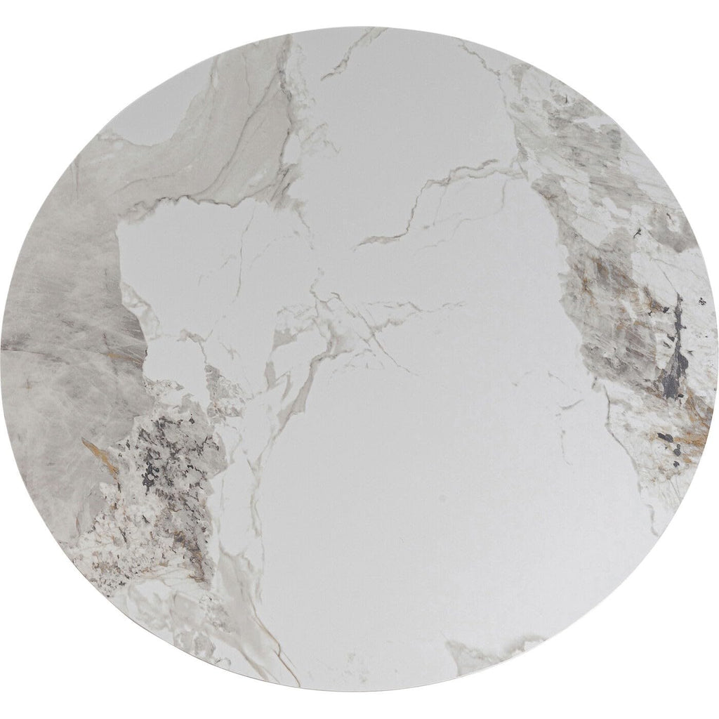 Kare Design Table Cono Ceramic, white and brown, Diameter 120 cm - image 4