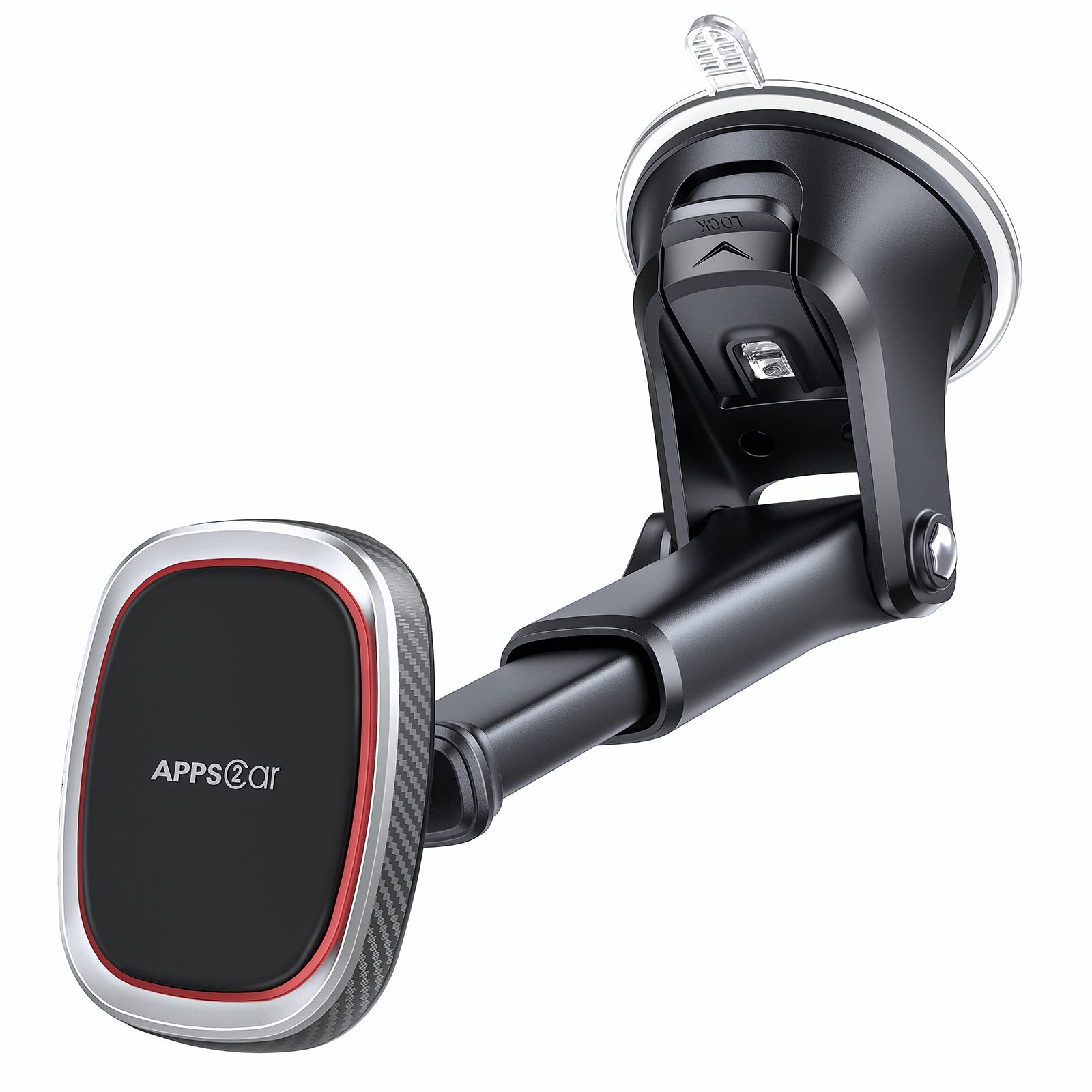 APPS2Car Magnetic Phone Car Mount | Dashboard & Windscreen Suction Holder