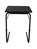 TABLE BUDDY Regular Folding Laptop Table 52.5 x 40 cm – Adjustable Height Bed Tray Desk for Sofa, Bed & Couch