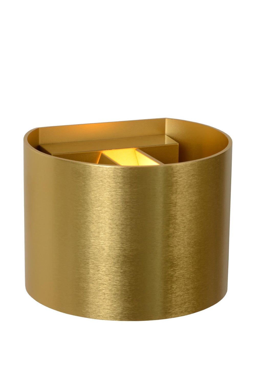 Modern Aluminum Wall Light | Dimmable 3.5W Matt Gold Brass
