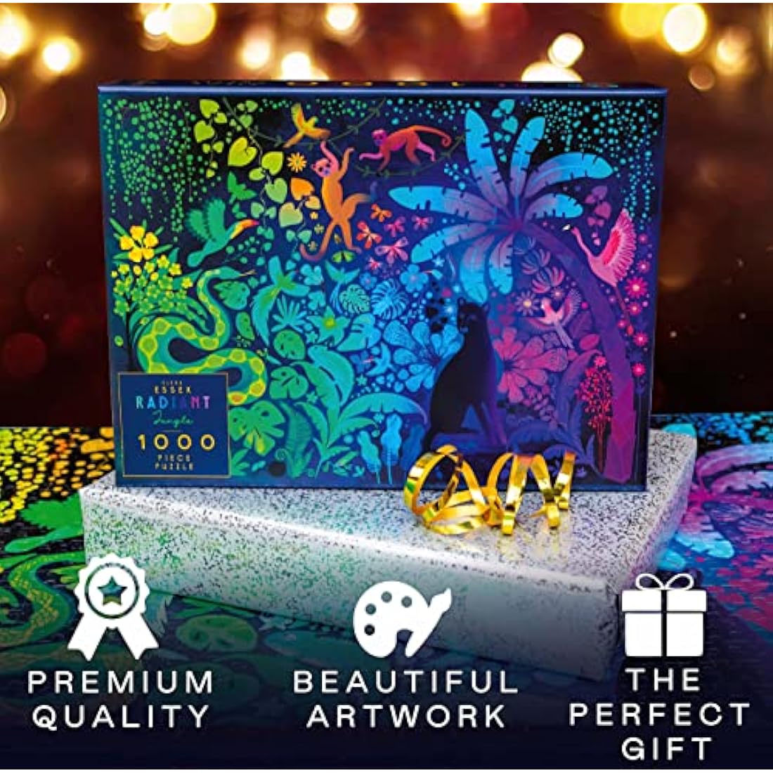 Elena Essex 1000 Piece Jigsaw Puzzle for Adults | Radiant Jungle Art