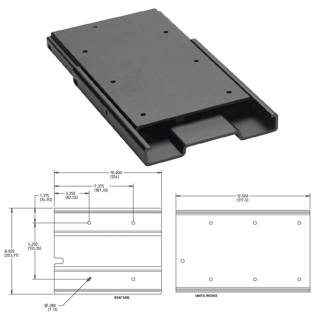Minn Kota MKA-16-03 Quick Release Bracket for Trolling Motors