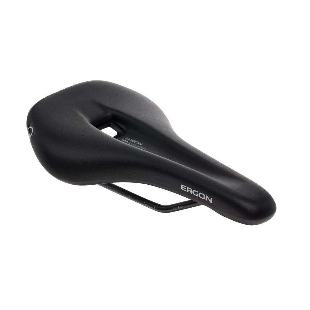 Ergon SM Sport Men's MTB Saddle – All-Mountain Trail Seat, Black, M/L