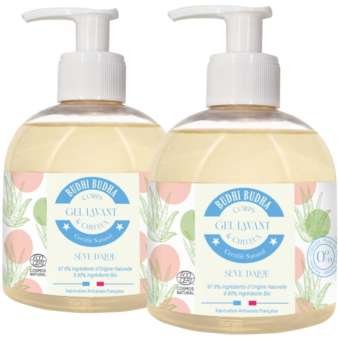 Budhi Budha 3-in-1 Natural Family Cleanser Twin Pack | Aloe Vera