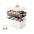 Caossioxin 2-Layer Medicine Storage Box | Portable First Aid Organizer