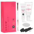 Renata Beauty Brow Tint Kit – Long-Lasting Eyebrow Dye Set, Graphite