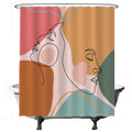 Ulticool Abstract Face Shower Curtain | 180x200cm Waterproof Polyester
