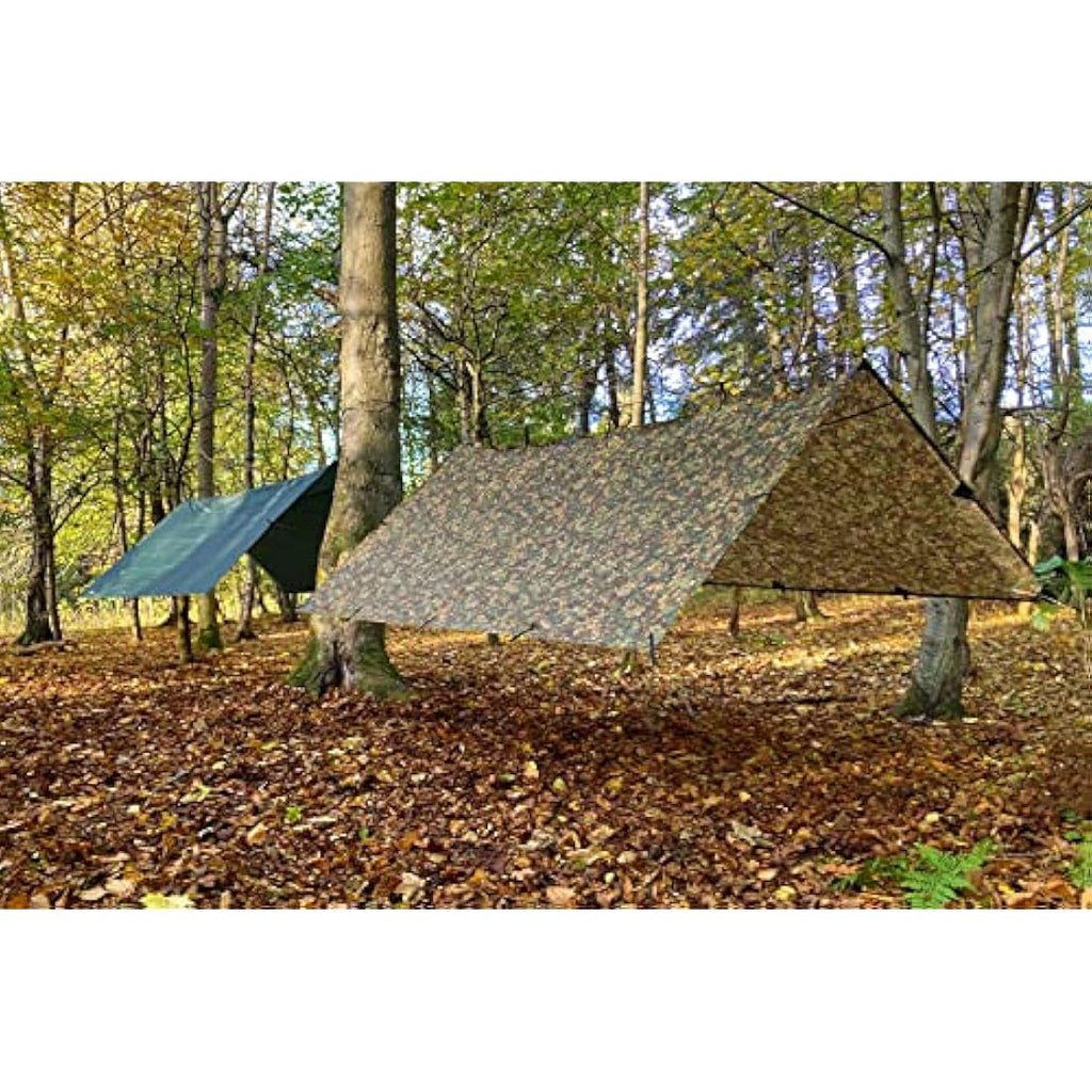 DD Hammocks Tarp 3.5 x 3.5 MC – Waterproof Camouflage Camping Shelter