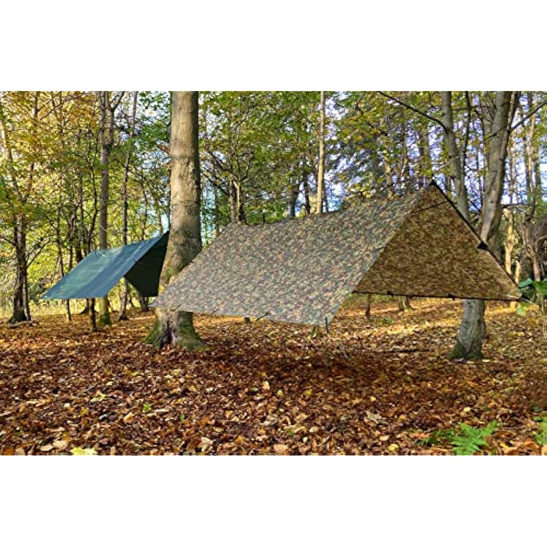DD Hammocks Tarp 3.5 x 3.5 MC – Waterproof Camouflage Camping Shelter