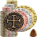 Metal Pirate Coins – 100pc Mixed Finish Game Tokens & Cosplay