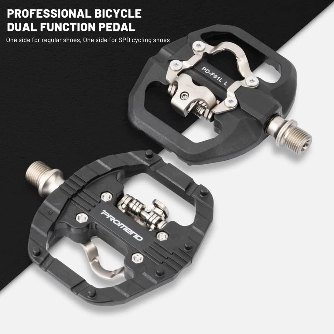 Dual Platform MTB Pedals | Clipless & Flat Nylon Fiber