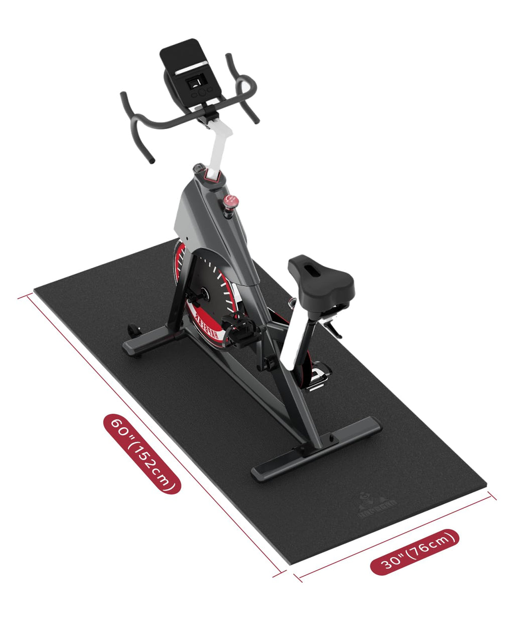 HAPBEAR Exercise Equipment Mat – 60" x 30" Heavy-Duty Treadmill Mat
