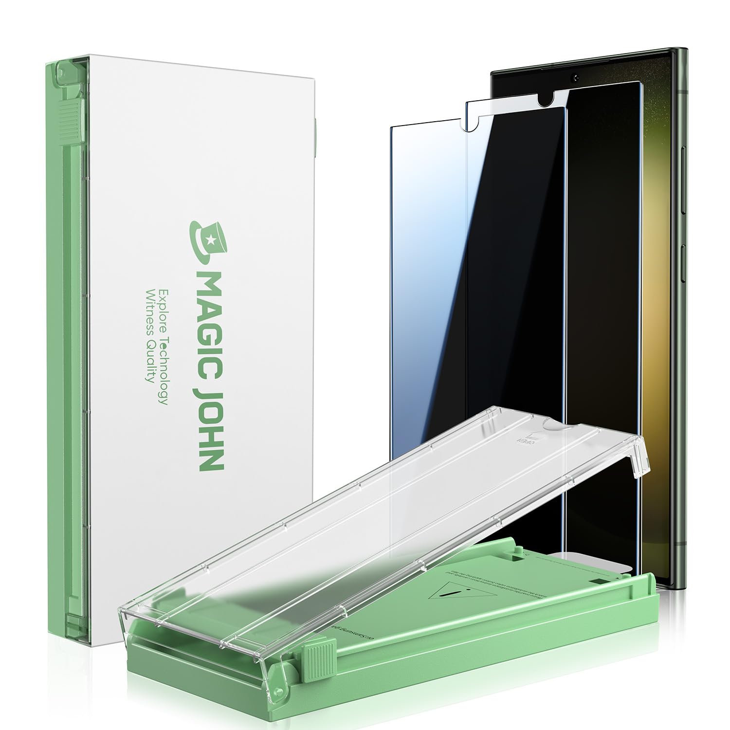 Magic John Samsung Galaxy S23 Ultra Privacy Ceramic Screen Protector