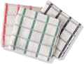 MAS International Cotton Kitchen Tea Towels - Absorbent Dish Cloths (8 Pack)