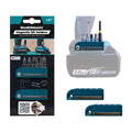 StealthMounts Blue Magnetic Bit Holders for Makita - 2 Pack Tool Organiser