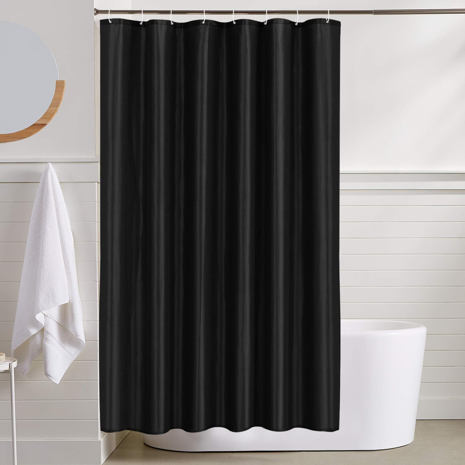 LUKDUNG Shower Curtain – 120x200cm Waterproof Anti-Mould Polyester