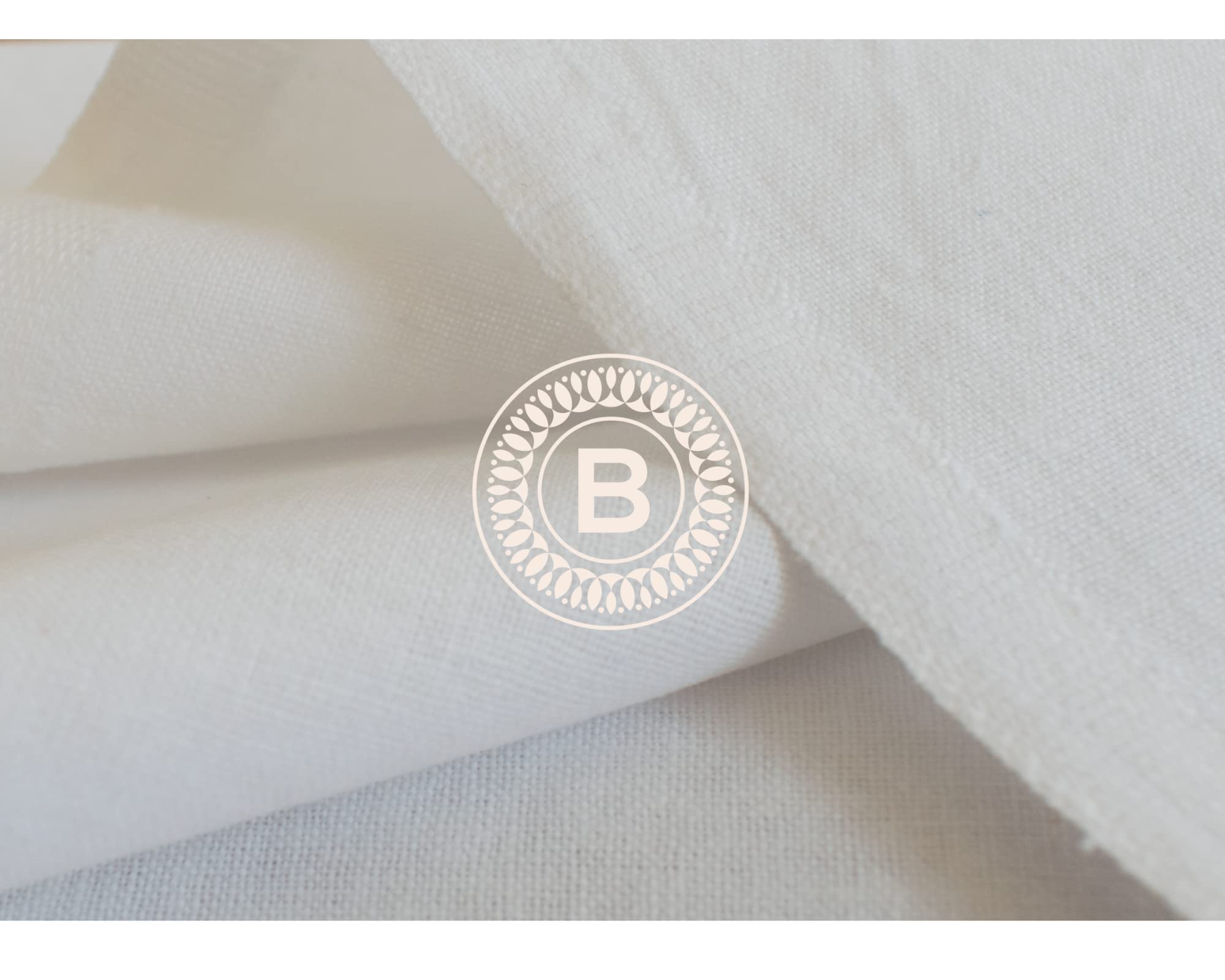 Plain White 100% Cotton Fabric | 150cm Extra Wide for Sewing