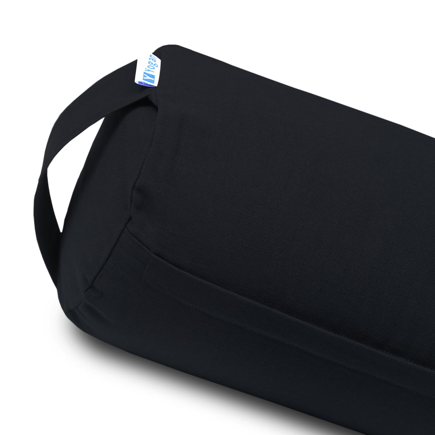 Yogan Yoga Bolster & Strap Set | Organic Cotton Buckwheat Cushion