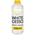 Creative Deco White Gesso Acrylic Primer | 1L Professional Art Undercoat