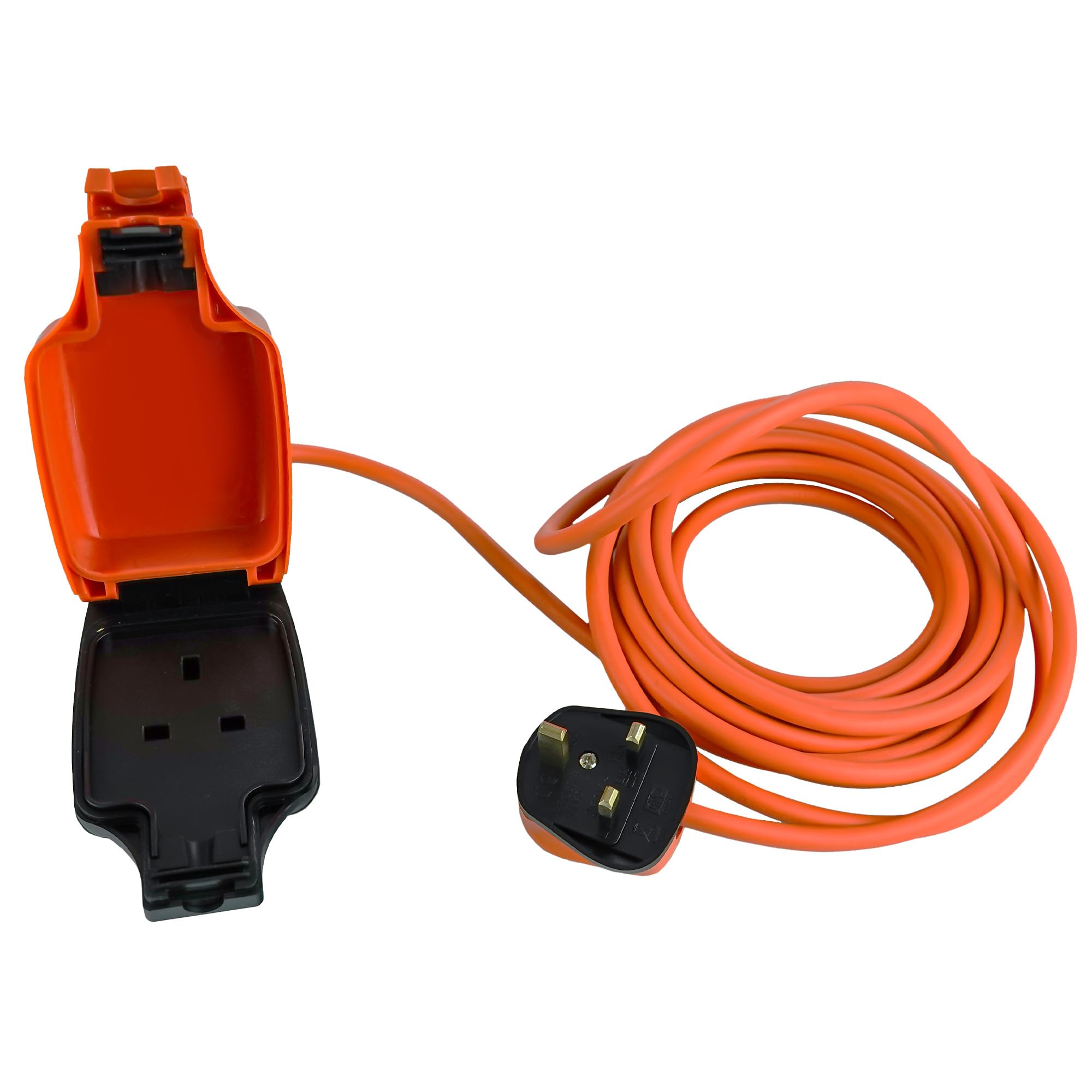 Netagon IP54 Waterproof Outdoor Extension Lead - 1 Gang 5M Cable