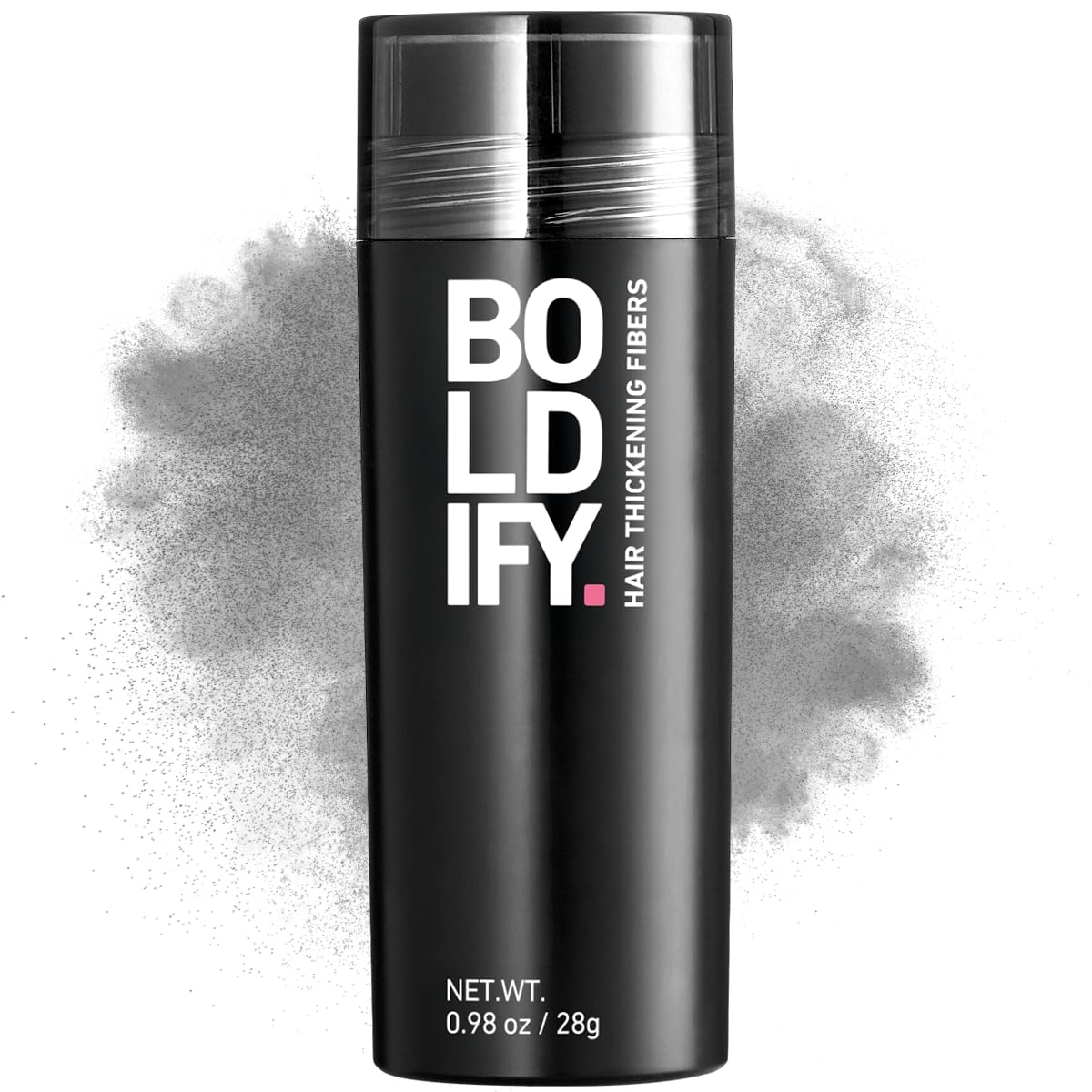 Boldify Hair Building Fibres for Thinning Hair – Grey (28g) Bottle