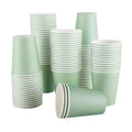 CEILIWEN 100-Pack Sage Green Paper Cups | 9oz Disposable Party Cups