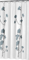 Sealskin Orchid Shower Curtain – Blue Water-Repellent Polyester – 180x200cm