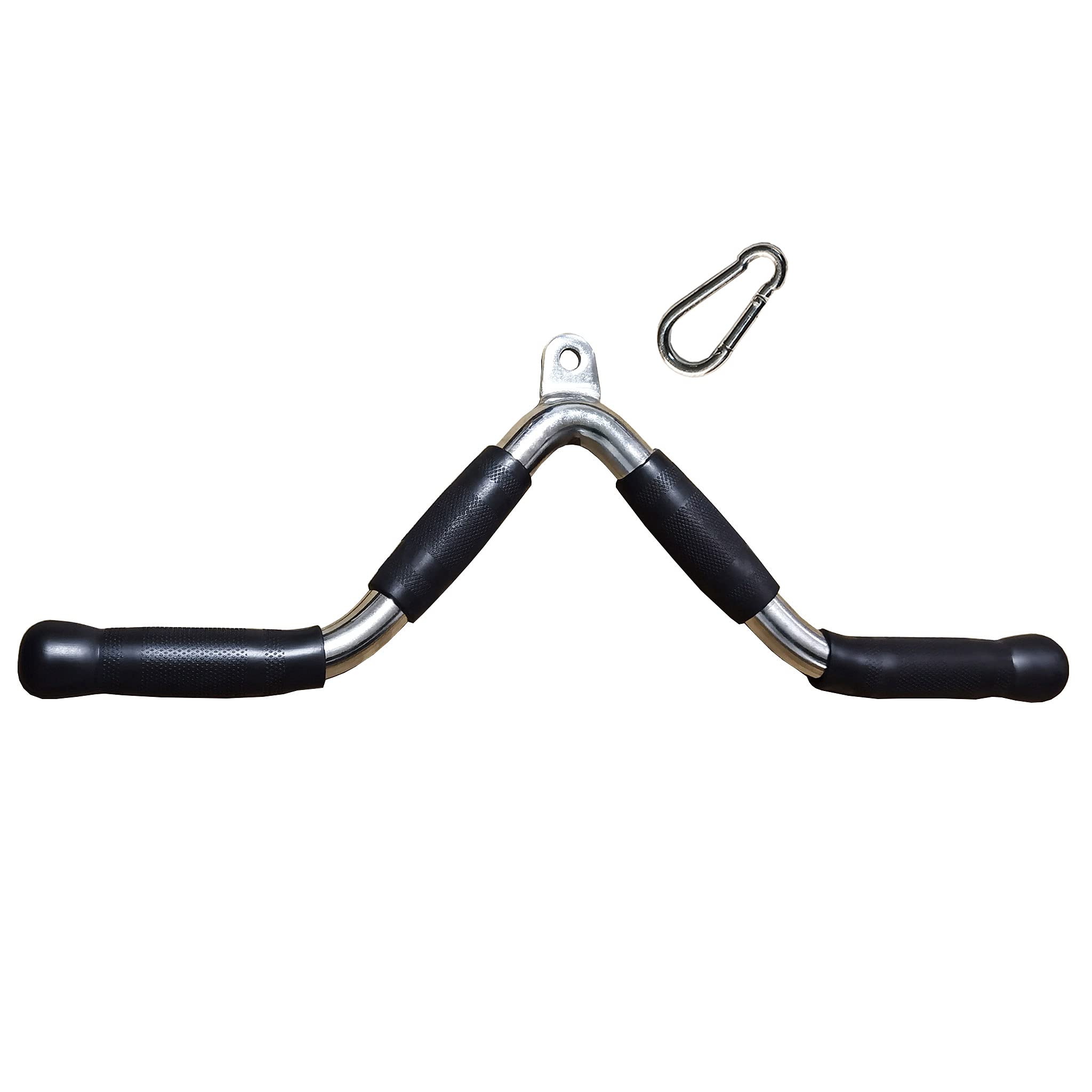 Jolof Store Revolving Straight Bar Cable Attachment with Rubber Grips
