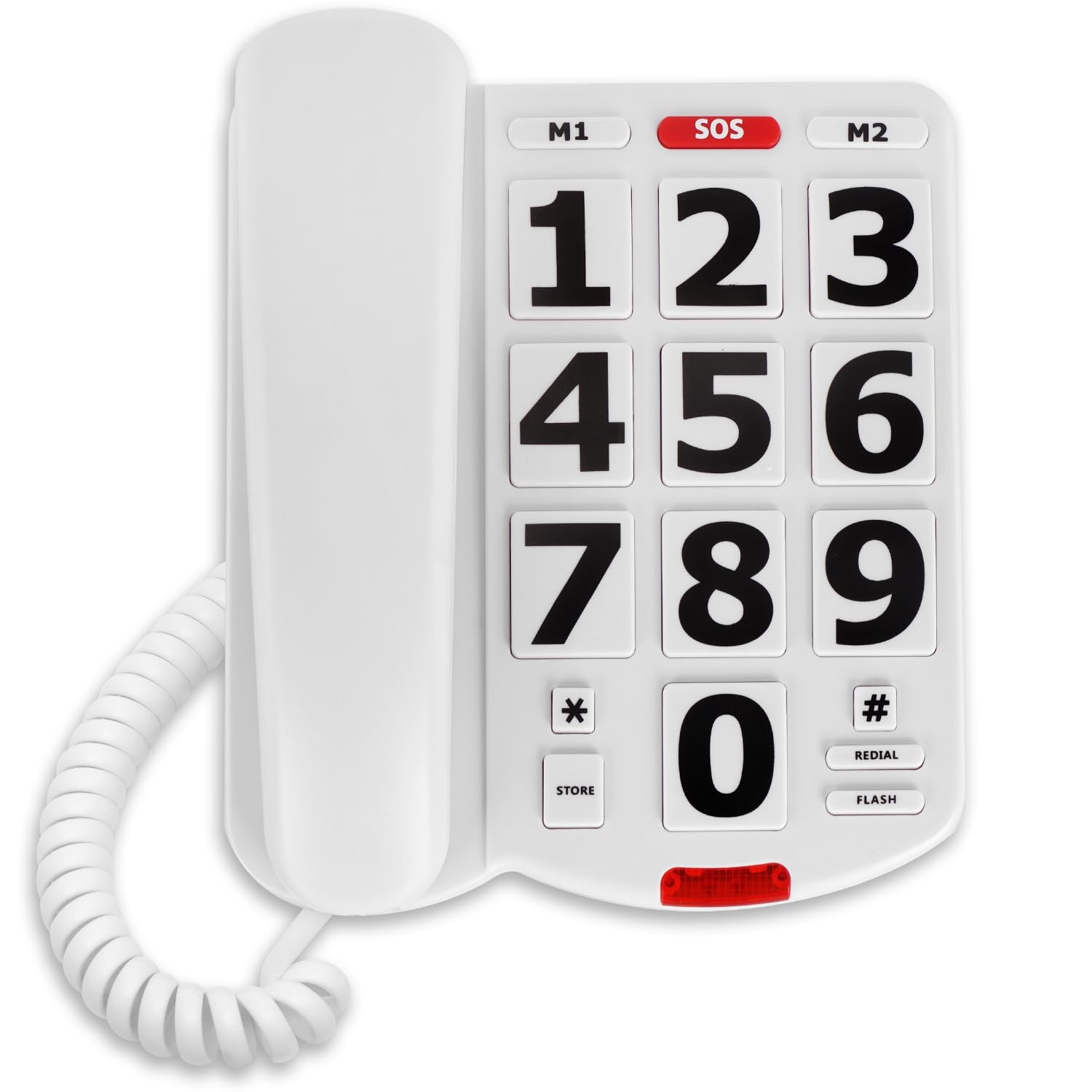 Jolof Store Big Button Landline Phone for Seniors & Visually Impaired