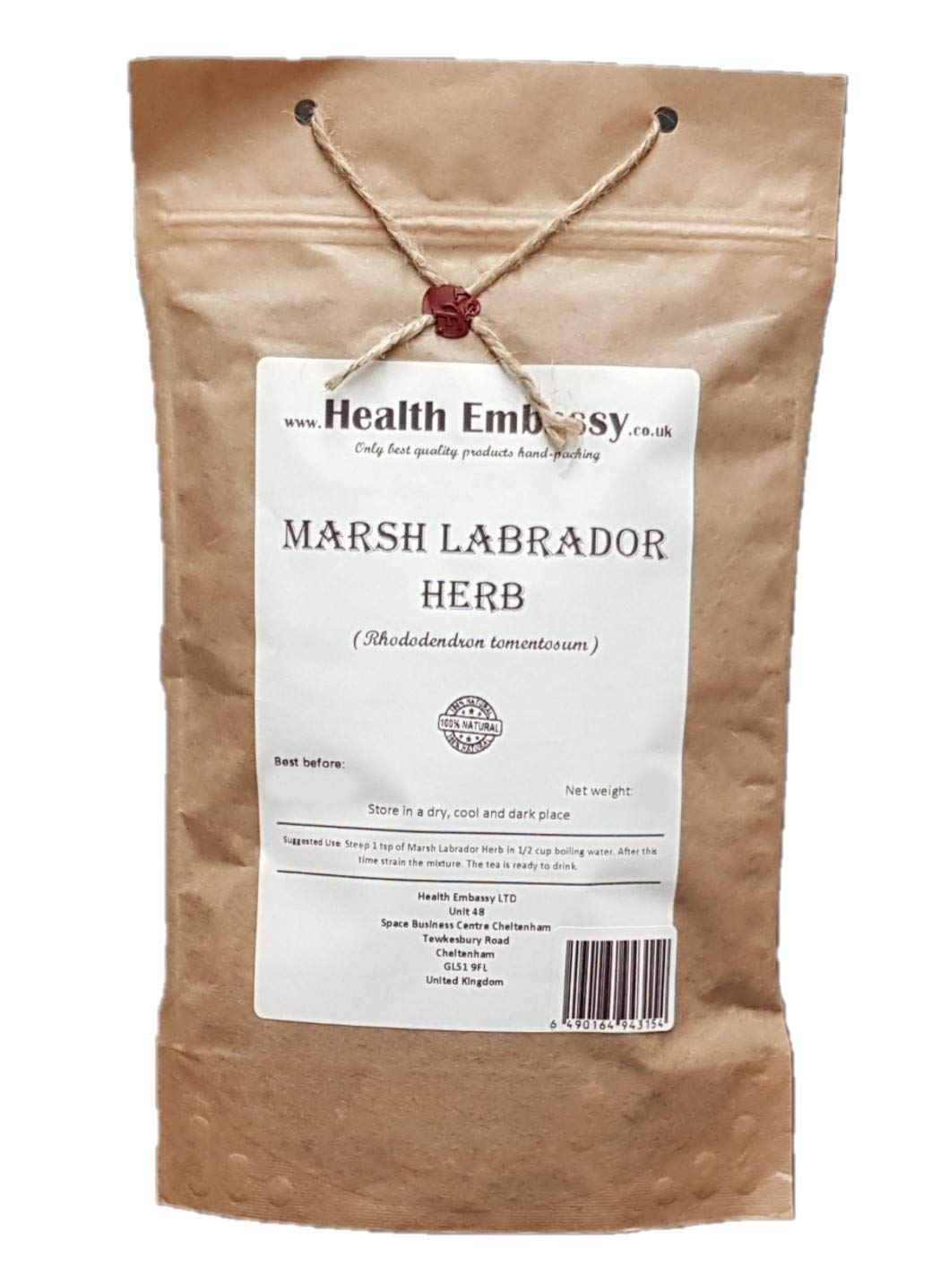 Health Embassy Marsh Labrador Herb – 100g | Dried Rhododendron tomentosum