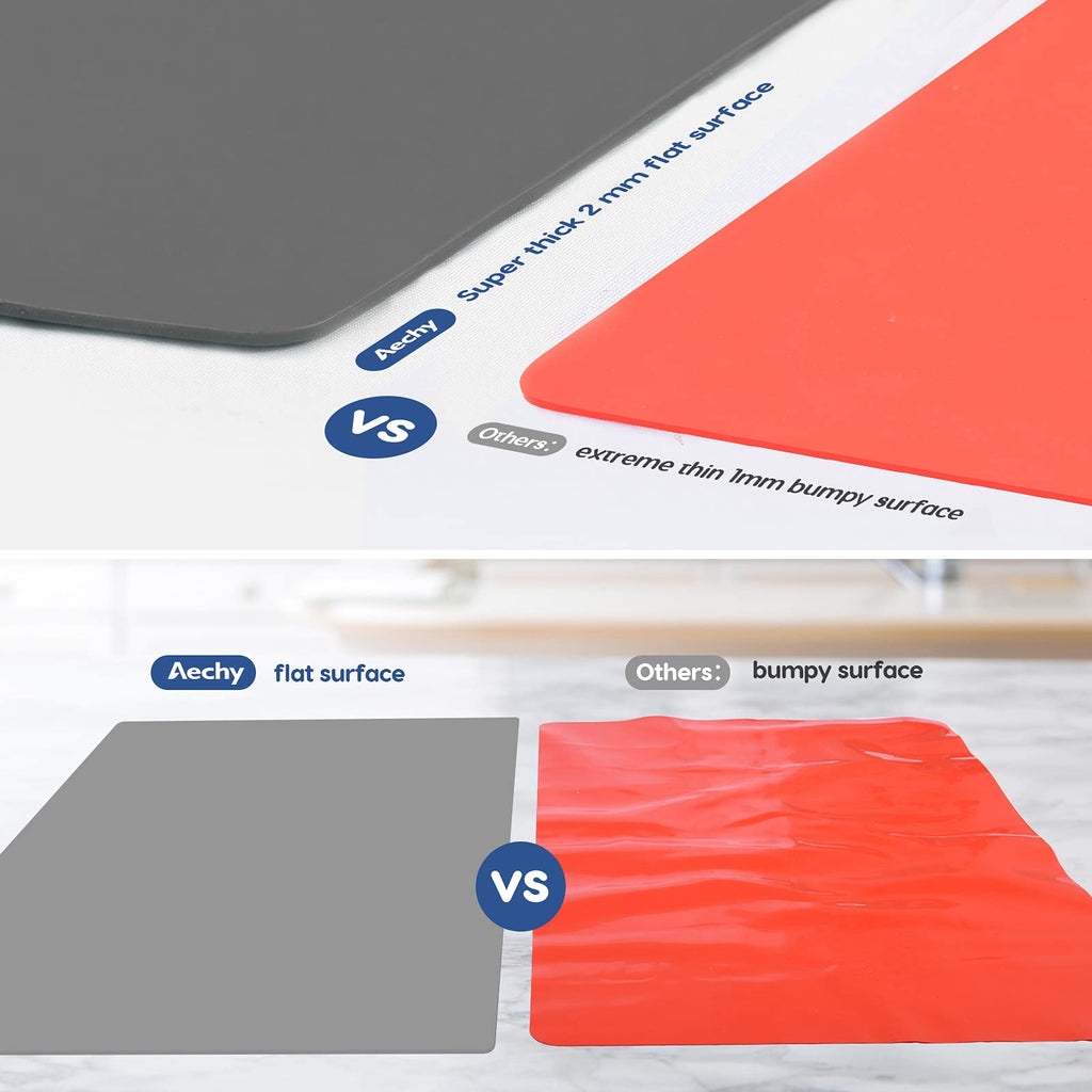 AECHY Extra Large Silicone Mat – 90x60cm Heat Resistant Worktop Protector