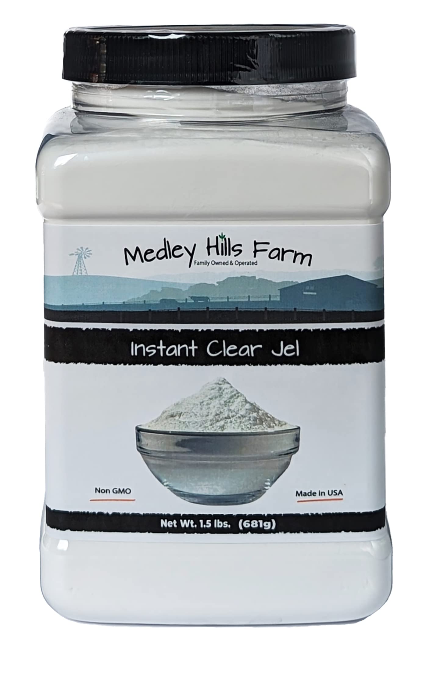 Jolof Store Instant Clear Jel Food Thickener for Canning – 1.5 Lbs