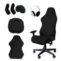 Luckwaii Gaming Chair Cover 6 Pcs Office Chair Covers Stretch Removable - image 1