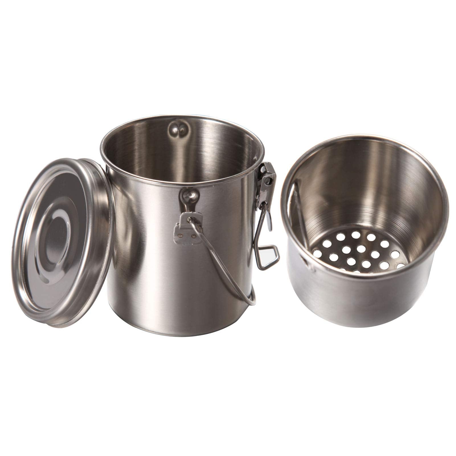 Stainless Steel Paintbrush Washer with Filter & Sealing Lid