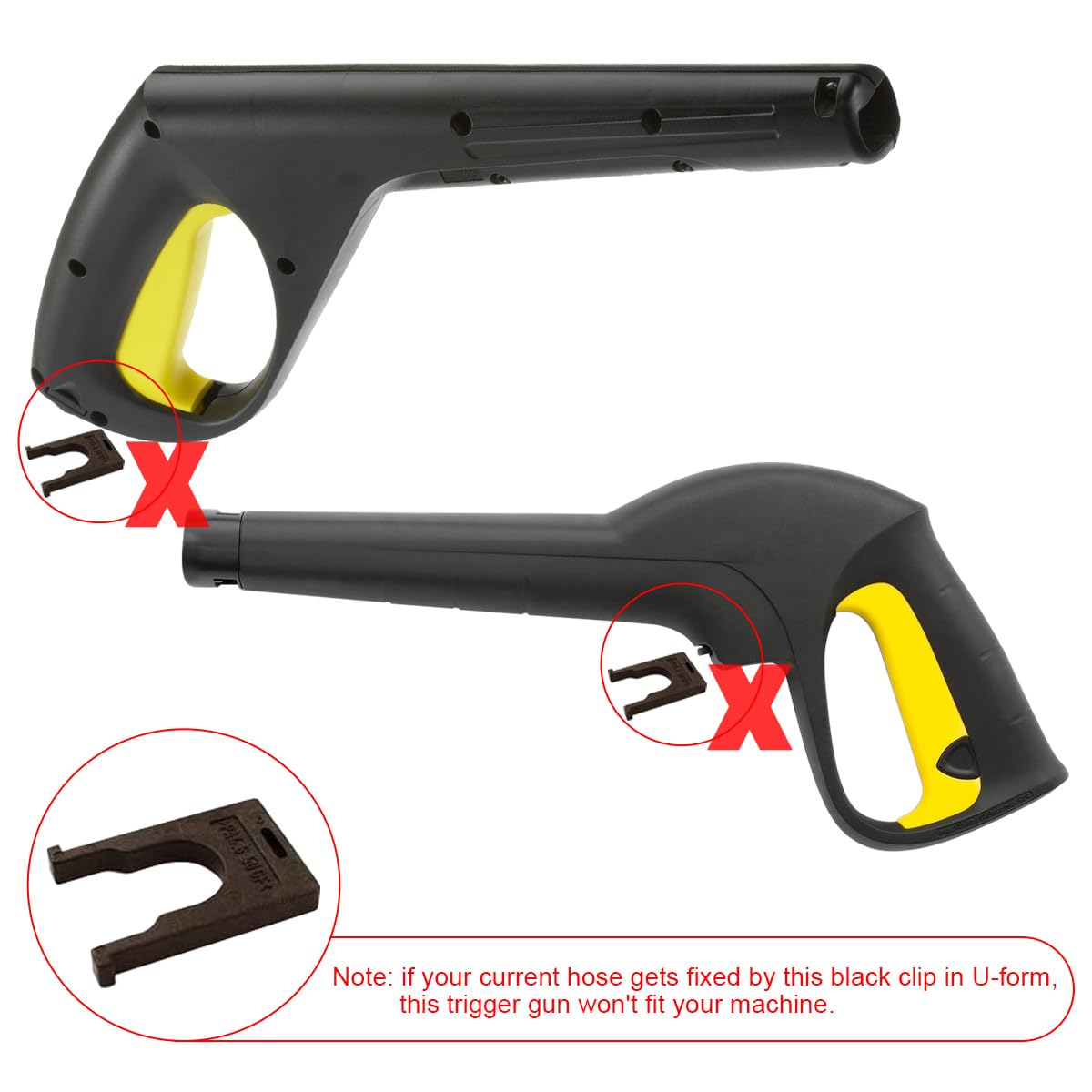 Jajadeal Pressure Washer Gun & Spray Lance Kit for Karcher K2-K7