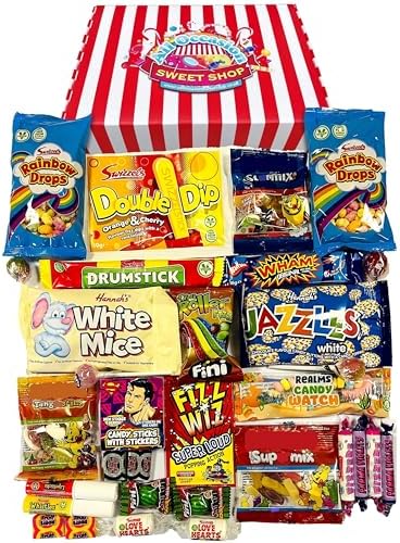 Jolof Store Retro Sweets Gift Box – Vintage Candy Selection Hamper