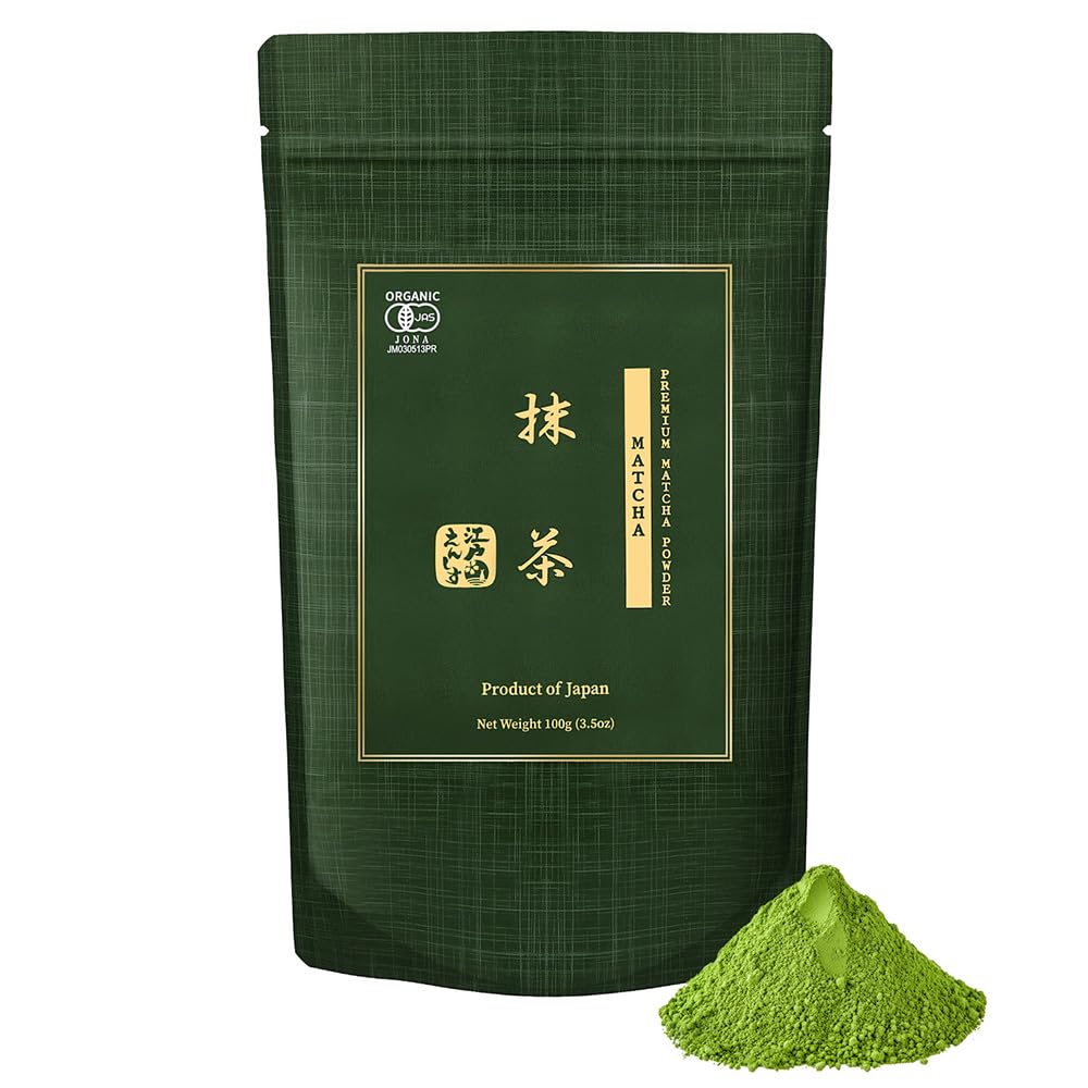 YEDOENSIS Premium Matcha Powder – Japanese Green Tea, Vegan (100g)