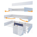 Hot Flow Glide Wall Mounted Clothes Drying Rack – 100cm Foldable Steel