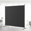Kokorona 6FT Room Divider – Portable 1 Panel Privacy Screen, Black