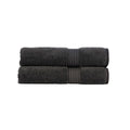 Christy Supreme Hygro Bath Towels Set - 650GSM Supima Cotton - Graphite