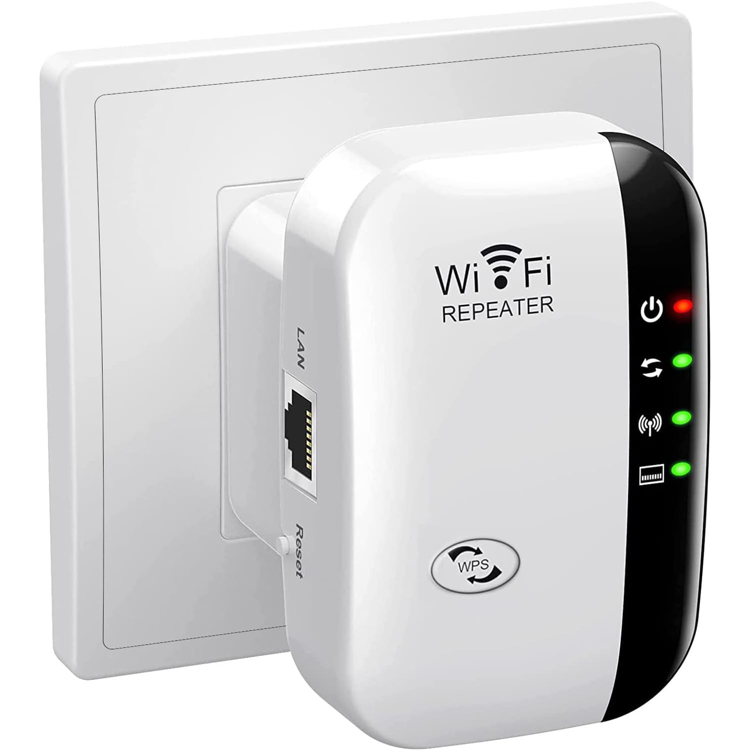WiFi Extender Booster – 3000 Sq.Ft Coverage, 2.4GHz Band