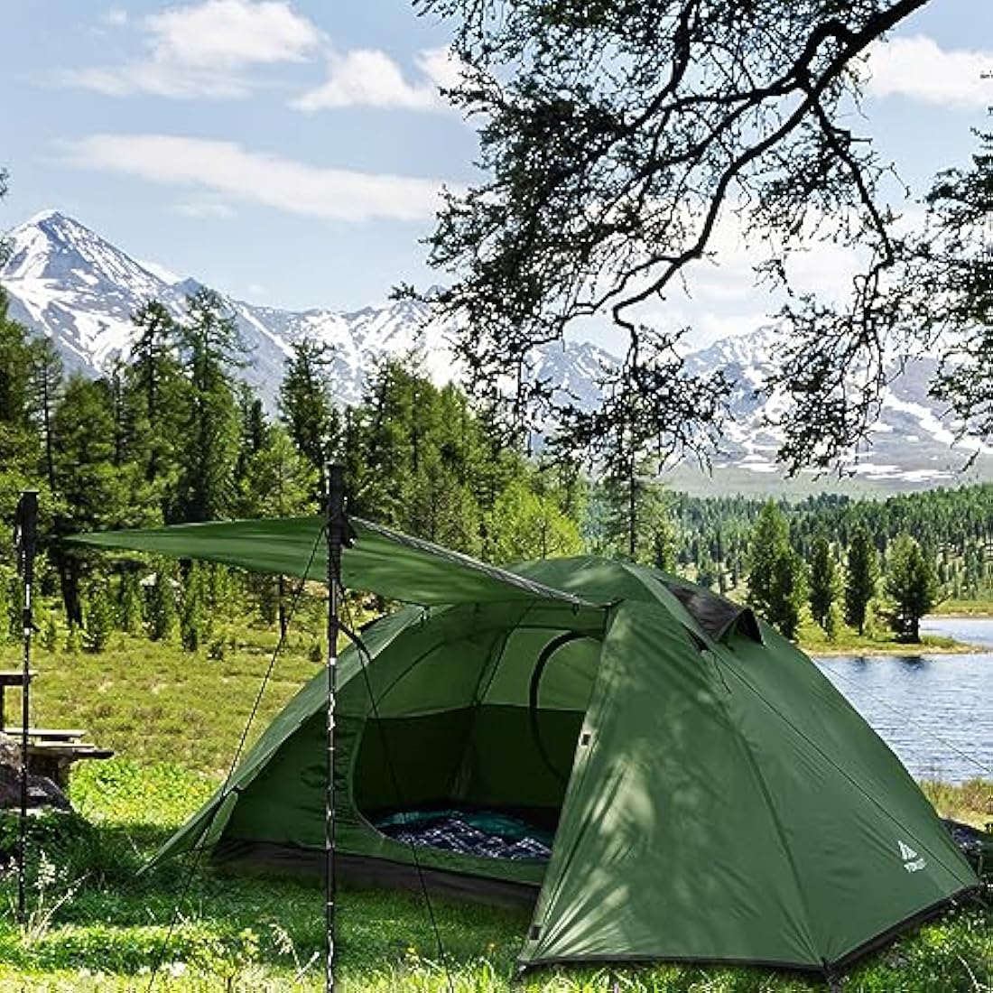 Forceatt 2-Person Camping Tent | Waterproof PU3000mm Lightweight Dome Tent