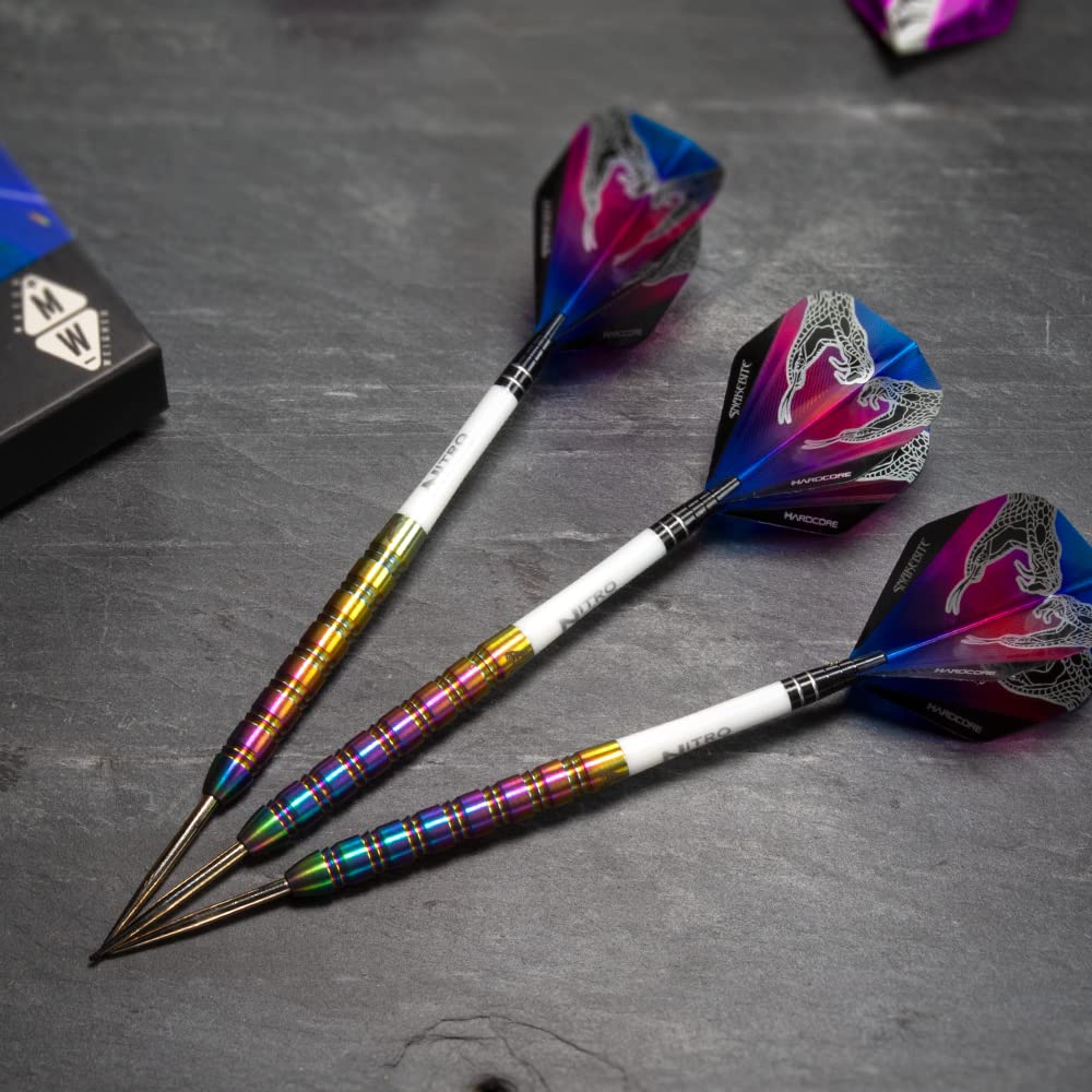 Red Dragon Peter Wright Snakebite 1 Steel Tip Darts - 85% Tungsten 24g