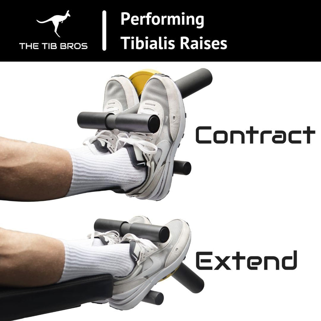 The Tib Bros Tibialis Raise Bar - Iron Tib Bar for 2 Inch Plates