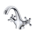 Victorian Basin Mixer Tap – Traditional Chrome Monobloc Faucet