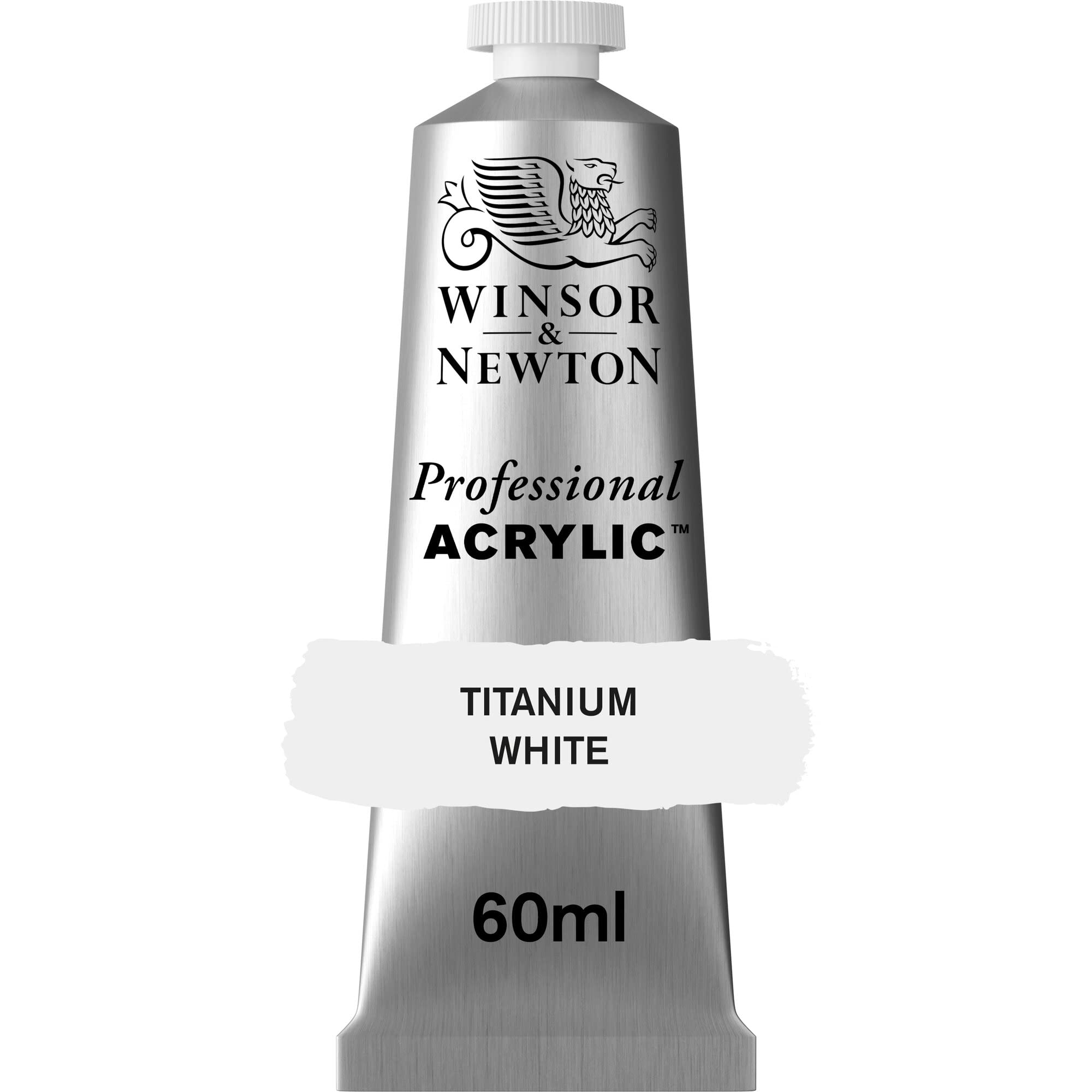 Winsor & Newton Professional Acrylic Colour - Titanium White, 60 ml